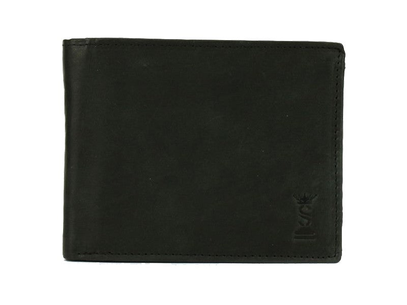 Mini portafoglio RFID da uomo in vera Pelle