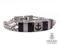 Bracciale Blackbear con ancora in acciaio