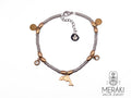 Bracciale Dolphin con delfino in acciaio bicolore