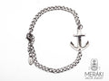 Bracciale Joshua in acciaio con ancora centrale