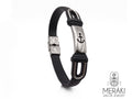 Bracciale Anchor Men in pelle PU con ancora in acciaio inossidabile