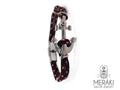 Bracciale Davis bicolor black in acciaio con ancora