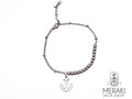 Bracciale Lylah palline con ancora in acciaio