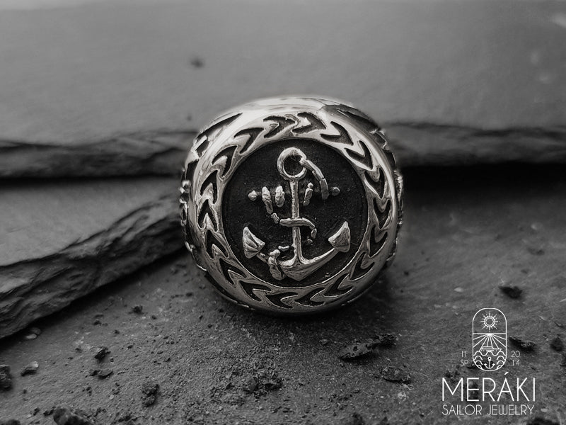 Meraki stainless steel anchor ring