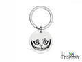 Alice in Wonderland Cheshire Cat Keychain in Steel 