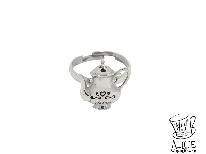Anello teiera del cappella matto di alice nel paese delle meraviglie disney