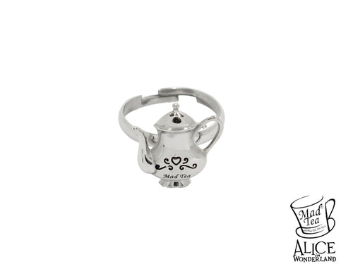 Anello teiera del cappella matto di alice nel paese delle meraviglie disney