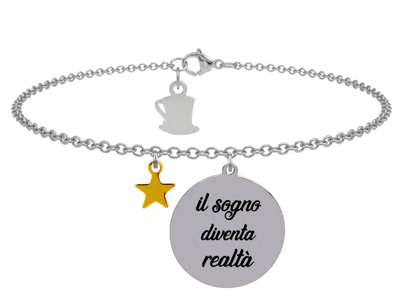 Retro Bracciale orologio di Cenerentola “Allo scoccare della mezzanotte”