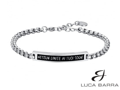 Bracciale Uomo in acciaio Nessun Limite Ai Tuoi Sogni.