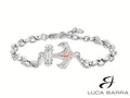 Bracciale Uomo in acciaio con ancora e rosa dei venti IP rosé