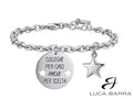Bracciale donna in acciaio "Colleghe per Caso, Amiche per Scelta"
