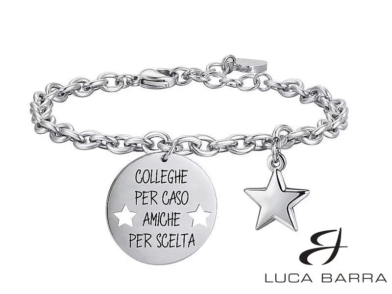 Women's Steel Bracelet "Colleagues by Chance, Friends by Choice" 
