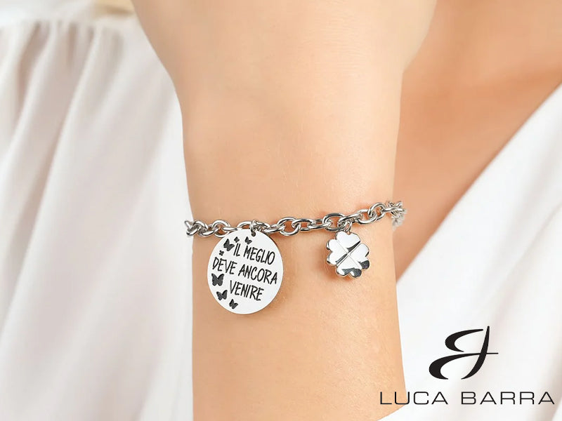 Questo bracciale da donna con motivo "Il meglio deve ancora venire".. un must assoluto di stile e charme! 