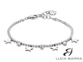 Bracciale tennis Donna in acciaio con cristalli bianchi e stelle