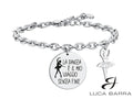 Bracciale Donna in acciaio "La danza è il mio viaggio senza fine"