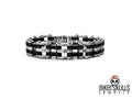 Il bracciale Bike chain è un elemento di raccordo, di unione, di resistenza, imprescindibile per le moto-bici. 