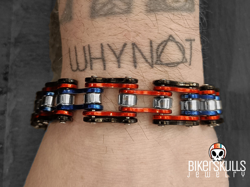 Bracciale Bike chain Alaska catena di bicicletta in acciaio