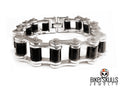 Bracciale Bike chain VelociRaptor catena di bicicletta in acciaio