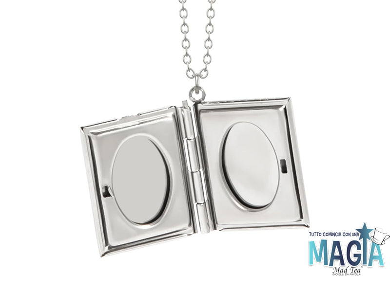 Collana portafoto in acciaio inossidabile