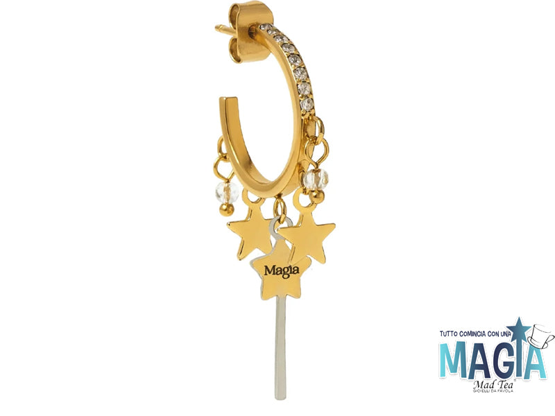 Questi orecchini ci ricordano che i sogni non si avverano da soli: hanno bisogno della tua fiducia, della tua tenacia, del tuo coraggio.