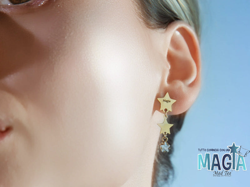 Questi orecchini racchiudono tutto il significato di Magia:  MAGIA è MERAVIGLIA.