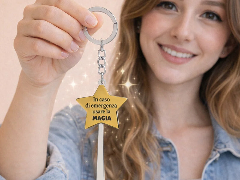 Portachiavi da favola Bacchetta magica