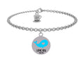 Bracciale Mad tea collezione Magic Coins con una dolce piccola balena simbolo di buona fortuna e benevolenza.