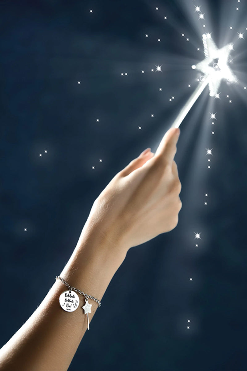 Bracciale Cenerentola bacchetta magica “Bibbidi Bobbidi Bu!” indossato