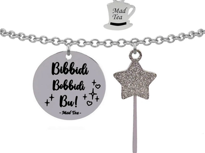 Zoom Bracciale Cenerentola bacchetta magica “Bibbidi Bobbidi Bu!”