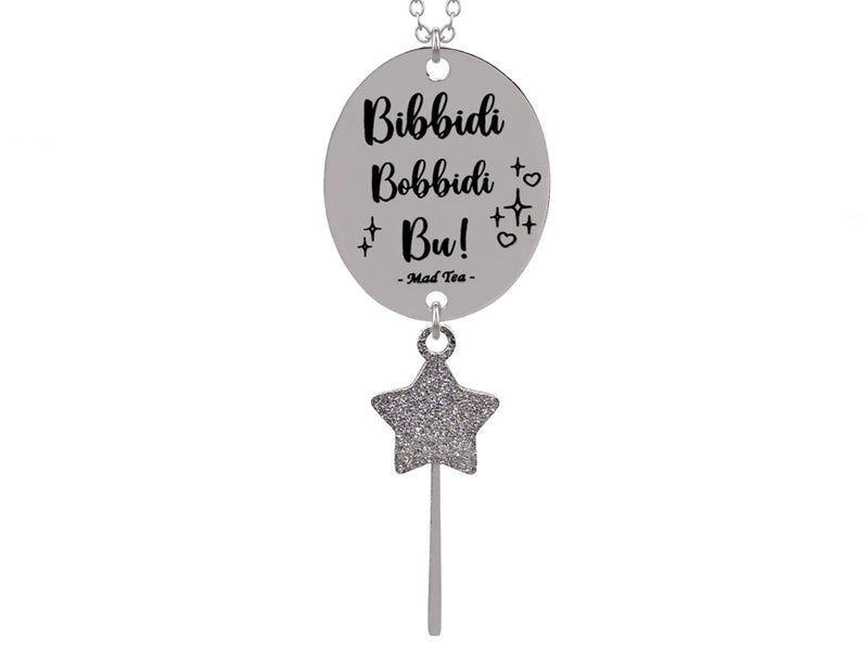 Collana bacchetta magica ”Bibbidi Bobbidi Bu!”