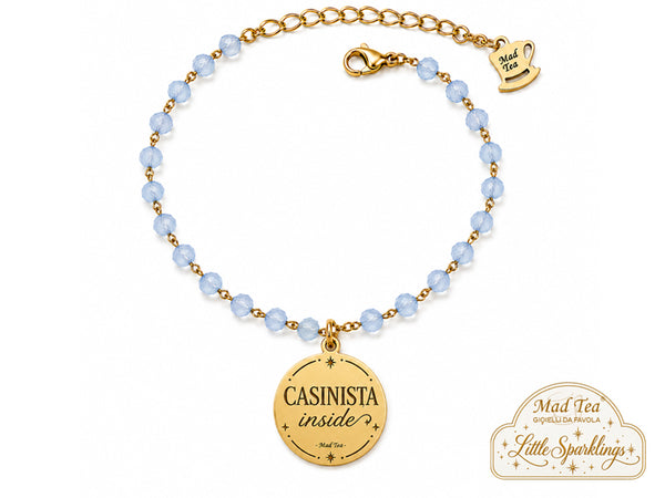 Questo bracciale è dedicato a quelle amicizie che non hanno bisogno di troppe spiegazioni: basta uno sguardo e parte subito il delirio!