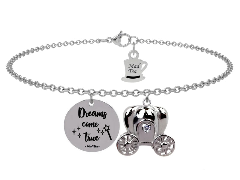 Bracciale carrozza di Cenerentola “Dreams come true”