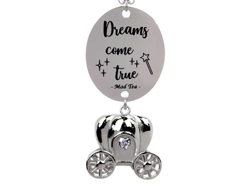 Mad Tea Stainless steel Dreams come True Cindarella necklace
