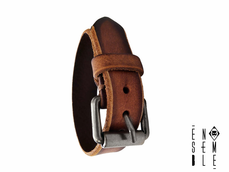 Bracciale in vera pelle Ensemble uomo