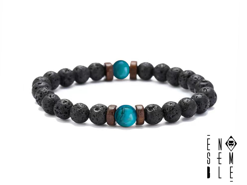 #braccialetto #pietra lavica #pietre dure #turchese #occhio di tigre #howlite #lapislazzuli #ametista #handmade #gioielli #bijoux #yoga #benessere #chakra #energia #moda #stile #accessori