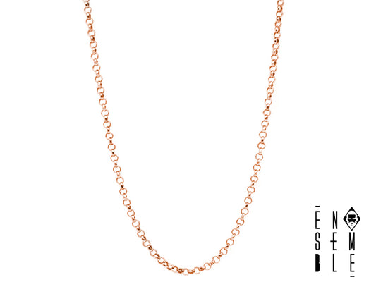 Collana collezione Ensemble Base in acciaio inossidabile rosato 