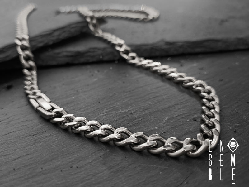 Collana uomo Ensemble maglia Cubana 6 mm