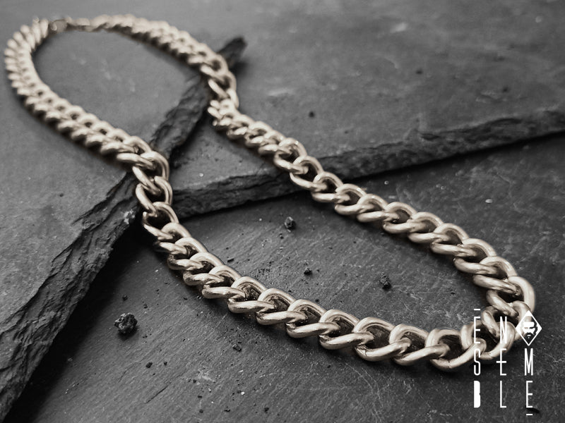 Men's Ensemble Cuban link necklace 9 mm 