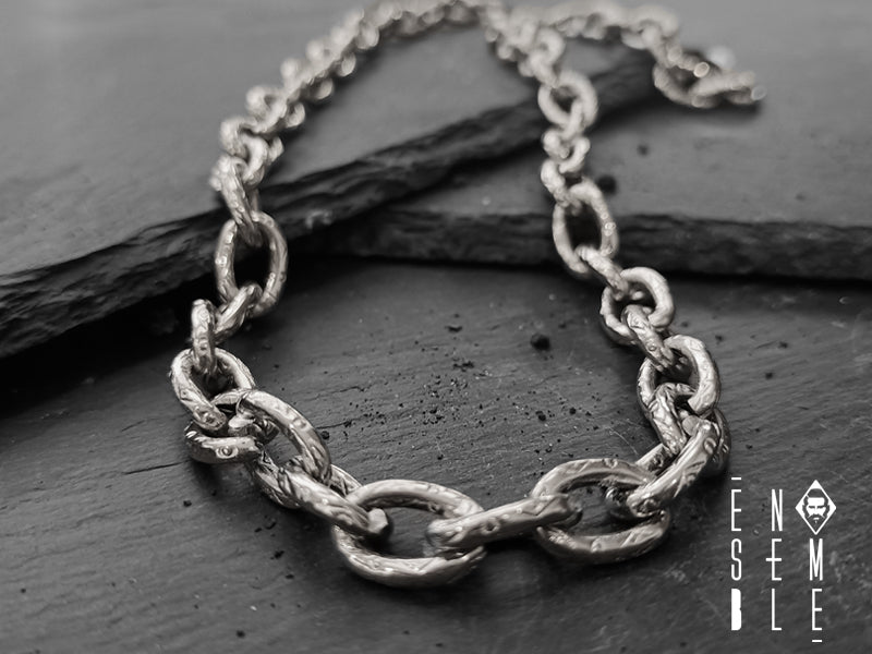 Collana uomo Ensemble maglia Forzatina da 9 mm