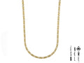 Libera la tua creatività con la collana Ensemble! La sua maglia Lumachina, semplice ma elegante, si presta a interpretazioni infinite. Lascia che la tua immaginazione prenda il volo e abbina la collana a stili diversi, creando look unici e sorprendenti. Pensa a un outfit boho-chic, oppure a un look rock-glam. La collana Ensemble si adatta a qualsiasi stile, rendendolo ancora più speciale e unico. La sua struttura semplice ma elegante si presta a essere combinata con altri gioielli, creando un mix and match 