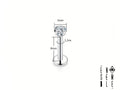 Preparati a brillare! Questo piercing labret è così piccolo e scintillante che non potrai fare a meno di sorridere ogni volta che lo guardi. Scegli la misura che fa per te (6, 8 o 10 mm di pura brillantezza!) e preparati a ricevere complimenti a non finire.