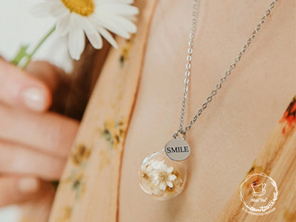 Collana del sorriso Smile con fiore di “Margherita”