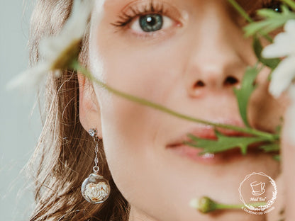 Orecchini del sorriso con fiori di “Margherita”