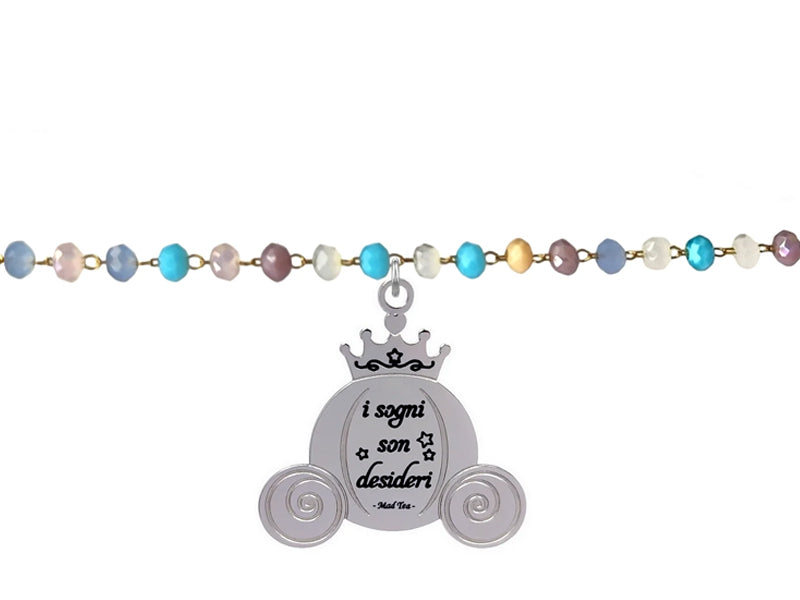Bracciale carrozza di Cenerentola “I sogni son desideri”