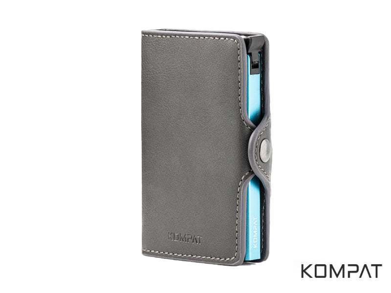 Portafoglio Kompat S CLIP anti RFID Grigio Manhattan