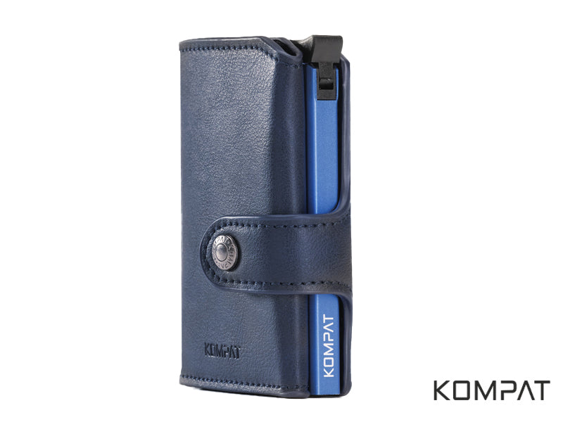 Portafoglio Kompat X CLIP anti RFID Blu Jazz
