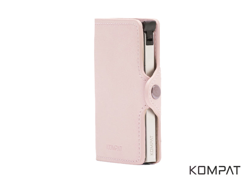 Portafoglio Kompat S CLIP anti RFID Rosa Cipria