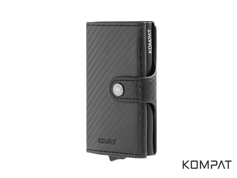 Portafoglio Kompat SX CLIP anti RFID Carbon Nero