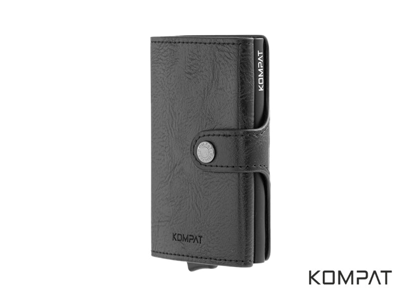 Portafoglio Kompat SX CLIP anti RFID Nero Vintage