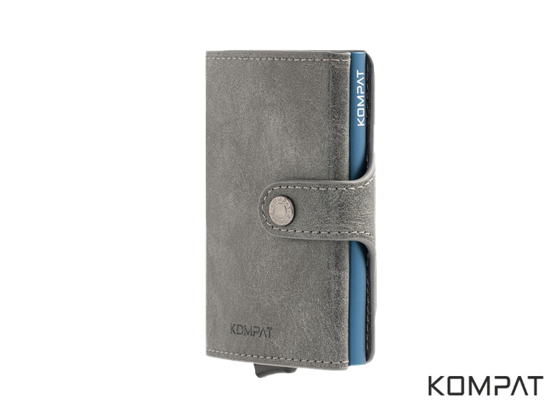 Portafoglio Kompat SX CLIP anti RFID Grigio Vintage